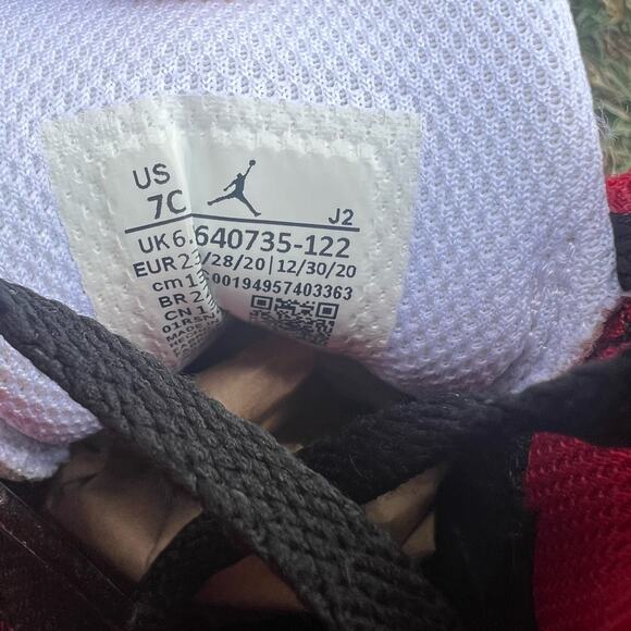 Nike Air Jordan 1 Mid TD 'White Black  640735-122 Toddler Size 7C (1MS) - Picture 7 of 7